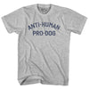 Anti-Human Pro-Dog Womens Cotton Junior Cut T-Shirt by Tribe Lacrosse