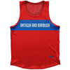 Antigua and Barbuda Country Finish Line Athletic Sport Tank Top Made In USA by Ultras