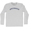 Apatosaurus Adult Cotton Long Sleeve T-shirt by Tribe Lacrosse