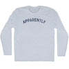 Apparently Adult Tri-Blend Long Sleeve T-Shirt by Tribe Lacrosse