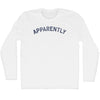 Apparently Adult Cotton Long Sleeve T-Shirt by Tribe Lacrosse