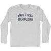 Appetizer Samplers Adult Cotton Long Sleeve T-Shirt by Tribe Lacrosse
