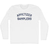 Appetizer Samplers Adult Cotton Long Sleeve T-Shirt by Tribe Lacrosse