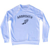 Arbroath Running Track Winged Foot Adult Tri-Blend Sweatshirt by Tribe Lacrosse