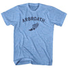 Arbroath Running Track Winged Foot Adult Tri-Blend T-shirt by Tribe Lacrosse