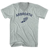 Arbroath Running Track Winged Foot Adult Tri-Blend V-neck T-shirt by Tribe Lacrosse