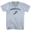 Arbroath Running Track Winged Foot Adult Tri-Blend V-neck T-shirt by Tribe Lacrosse