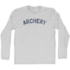 Archery Adult Cotton Long Sleeve T-shirt by Tribe Lacrosse