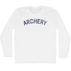 Archery Adult Cotton Long Sleeve T-shirt by Tribe Lacrosse