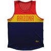 Arizona Finish Line State Flag Athletic Sport Tank Top Made In USA by Ultras