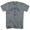 Arkansas State Anchor Home Tri-Blend Adult T-shirt by Ultras