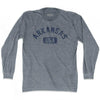 Arkansas USA Adult Tri-Blend Long Sleeve T-shirt by Ultras