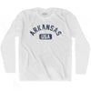 Arkansas USA Adult Cotton Long Sleeve T-shirt by Ultras