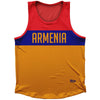 Armenia Country Finish Line Sport Tank Top Made In USA