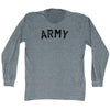 Army (Black Ink) Adult Tri-Blend Long Sleeve T-shirt by Tribe Lacrosse