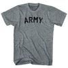 Army (Black Ink) Womens Tri-Blend Junior Cut T-Shirt by Tribe Lacrosse