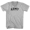 Army (Black Ink) Adult Cotton V-neck T-shirt by Tribe Lacrosse