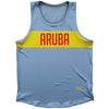 Aruba Country Finish Line Athletic Sport Tank Top Made In USA by Ultras