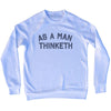 As a Man Thinketh Adult Tri-Blend Sweatshirt by Tribe Lacrosse