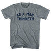 As a Man Thinketh Womens Tri-Blend Junior Cut T-Shirt by Tribe Lacrosse
