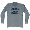 Athens Parthenon Tourism Adult Tri-Blend Long Sleeve T-shirt by Tribe Lacrosse