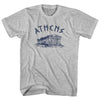 Athens Parthenon Tourism Womens Cotton Junior Cut T-Shirt by Tribe Lacrosse