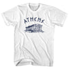 Athens Parthenon Tourism Womens Cotton Junior Cut T-Shirt by Tribe Lacrosse