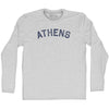 Athens Adult Cotton Long Sleeve T-shirt by Tribe Lacrosse