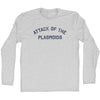 Attack of the Plasmoids Adult Cotton Long Sleeve T-shirt by Tribe Lacrosse