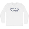 Attack of the Plasmoids Adult Cotton Long Sleeve T-shirt by Tribe Lacrosse