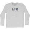 Ayr Adult Cotton Long Sleeve T-shirt by Tribe Lacrosse