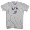 Ayr Running Track Winged Foot Adult Cotton T-shirt by Tribe Lacrosse