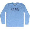 Azadi Adult Tri-Blend Long Sleeve T-shirt by Tribe Lacrosse
