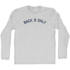Back 9 Only Adult Cotton Long Sleeve T-shirt by Tribe Lacrosse