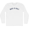 Back 9 Only Adult Cotton Long Sleeve T-shirt by Tribe Lacrosse