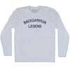 Backgammon Legend Adult Tri-Blend Long Sleeve T-shirt by Tribe Lacrosse