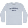Backgammon Whore Adult Tri-Blend Long Sleeve T-shirt by Tribe Lacrosse