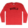 Bagels Adult Tri-Blend Long Sleeve T-shirt by Tribe Lacrosse