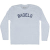 Bagels Adult Tri-Blend Long Sleeve T-shirt by Tribe Lacrosse