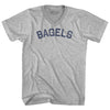 Bagels Adult Cotton V-neck T-shirt by Tribe Lacrosse