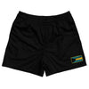 Bahamas Country Heritage Flag Rugby Shorts Made In USA by Rugby Shorts