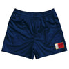 Bahrain Country Heritage Flag Rugby Shorts Made In USA by Rugby Shorts