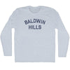 Baldwin Hills Adult Tri-Blend Long Sleeve T-shirt by Tribe Lacrosse