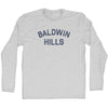 Baldwin Hills Adult Cotton Long Sleeve T-shirt by Tribe Lacrosse