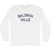 Baldwin Hills Adult Cotton Long Sleeve T-shirt by Tribe Lacrosse