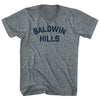 Baldwin Hills Tri-Blend V-neck Womens Junior Cut T-shirt by Tribe Lacrosse