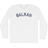 Balkan Adult Cotton Long Sleeve T-Shirt by Tribe Lacrosse