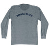 Banana Beach Adult Tri-Blend Long Sleeve T-shirt by Tribe Lacrosse