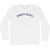 Banana Beach Adult Cotton Long Sleeve T-shirt by Tribe Lacrosse