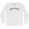 Bang Bang Adult Cotton Long Sleeve T-shirt by Tribe Lacrosse